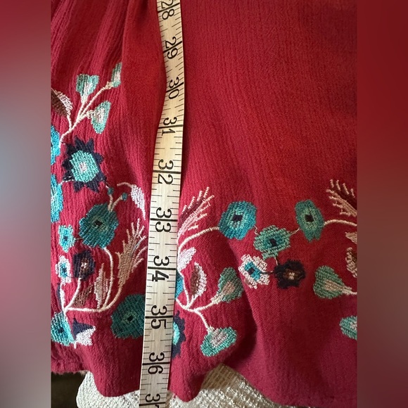 Free People Te Amo Floral Embroidered Boho Mini Dress $148 - Picture 11 of 12